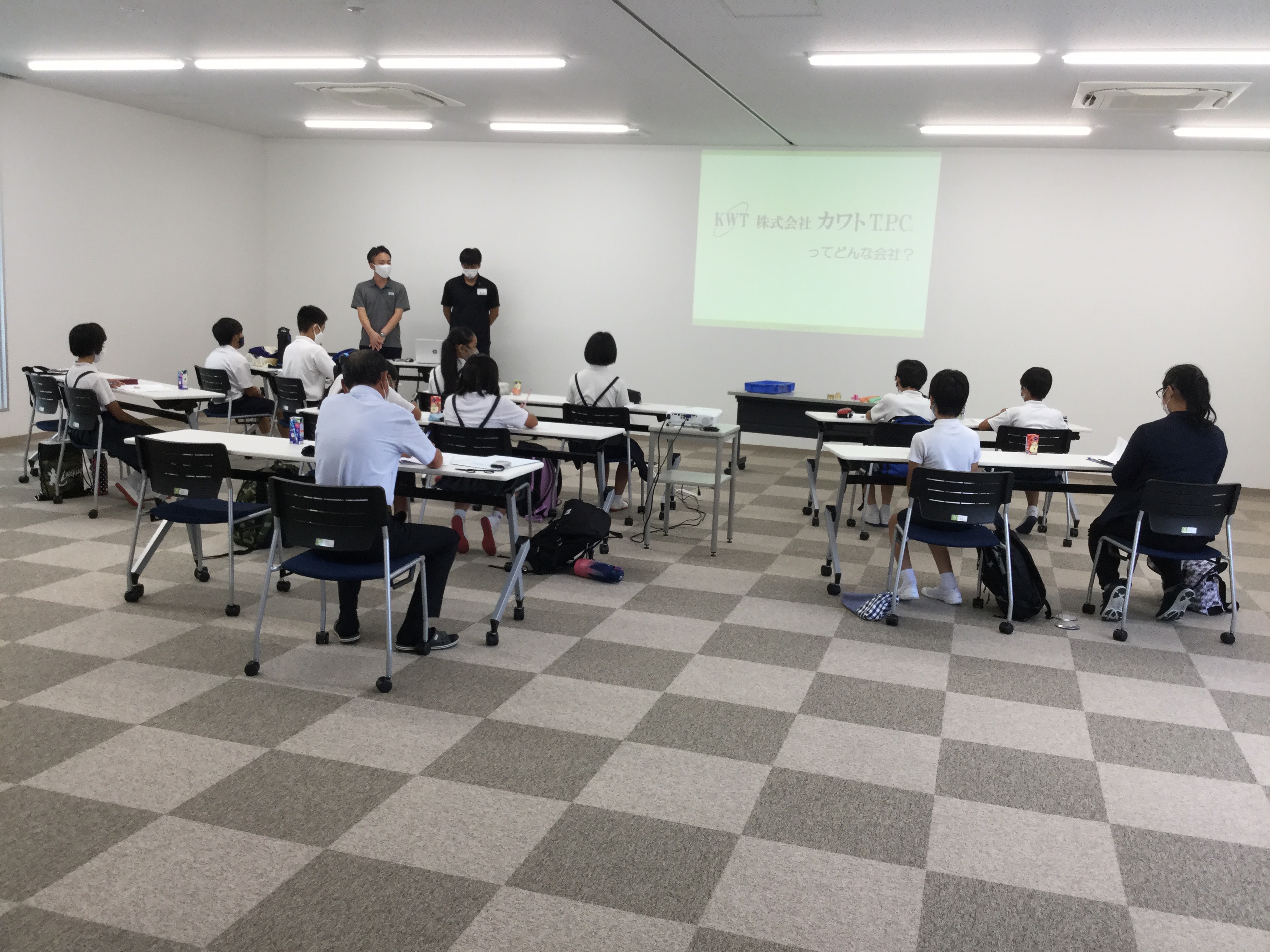 仕事内容説明の様子