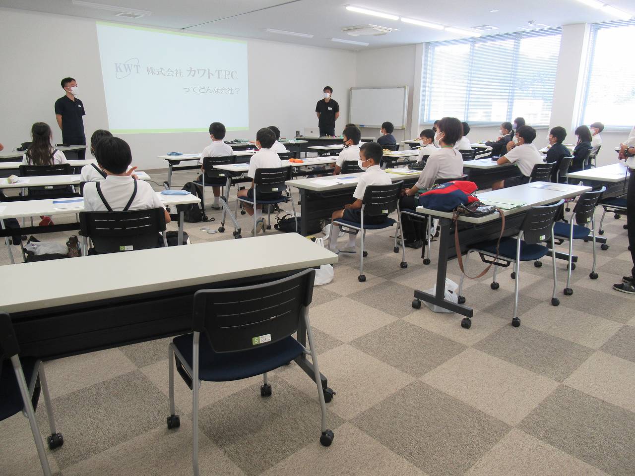 会社説明の様子