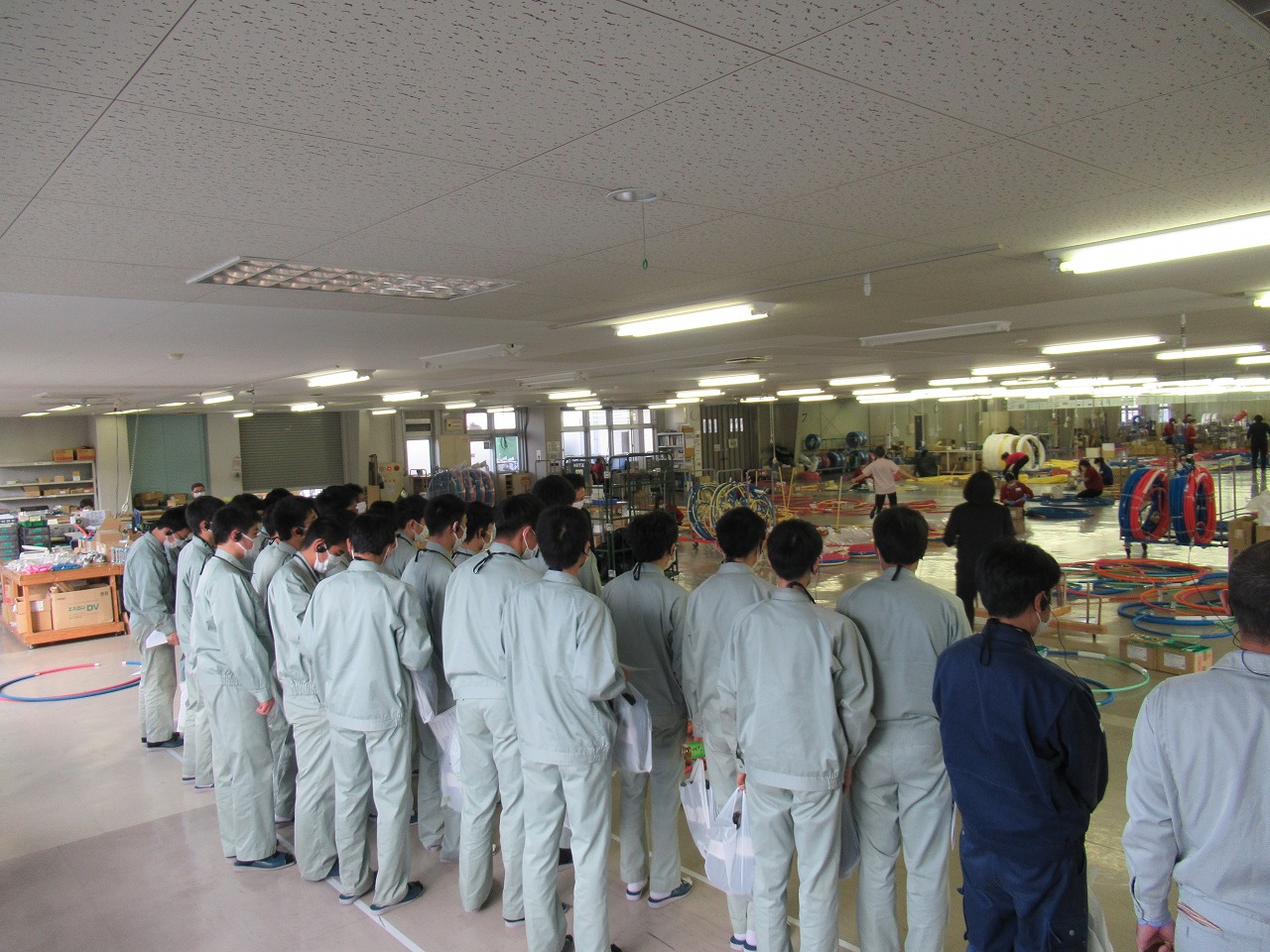 樹脂加工部見学