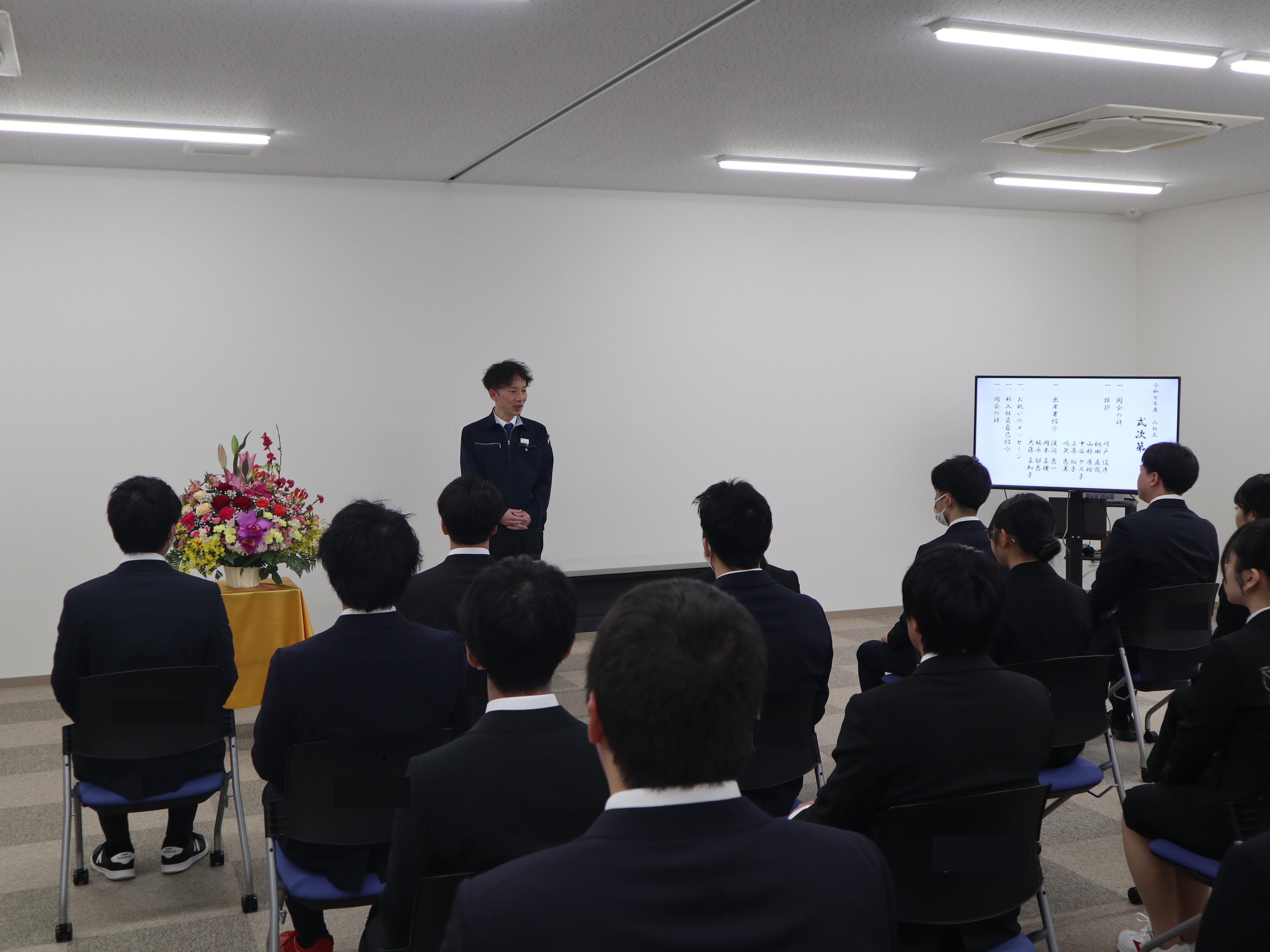 2025年度入社式を行いました。