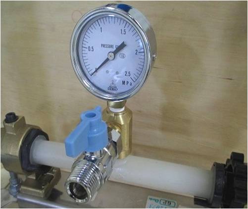 水圧検査治具 - 代用管取付ﾀｲﾌﾟ